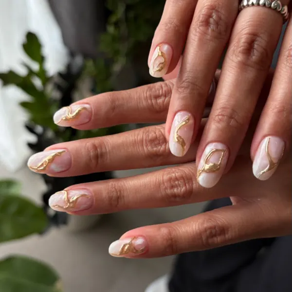 Soft French nails